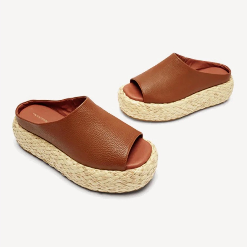 INTENTIONALLY BLANK hightide espadrille platform‎ in terracotta Size 7